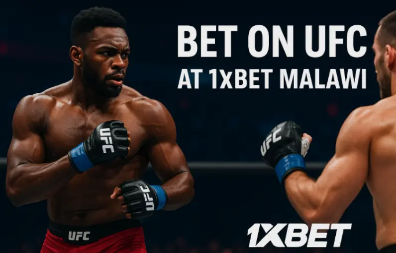 UFC on 1xBet Malawi - Two fighters in a busy night of UFC fights, opportunity to place a bet UFC