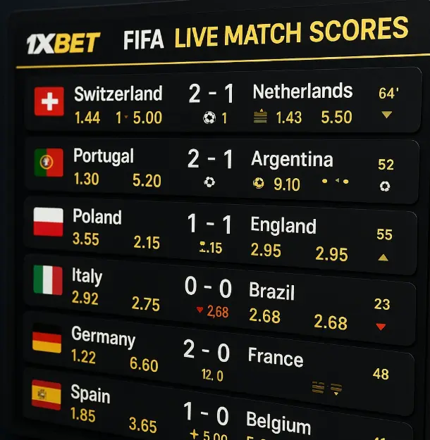 FIFA live match today Malawi – watch today live FIFA and place bets with real-time scores and odds