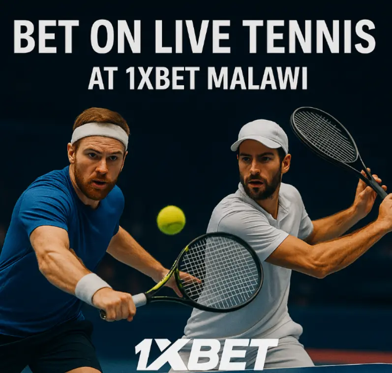 Two tennis players during a live match – follow tennis live score and place bets on tennis live today at 1xBet – live sports betting
